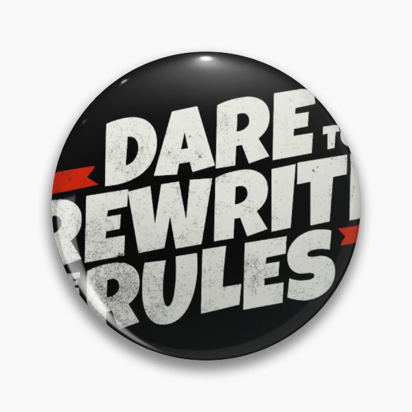 Item preview, Modern Disruptor Dare To Rewrite The Rules Minimalist Design designed and sold by GenZFashion000.