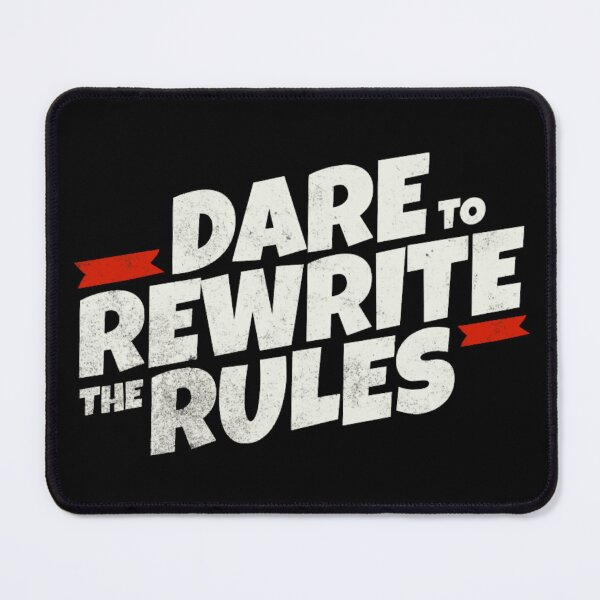 Item preview, Modern Disruptor Dare To Rewrite The Rules Minimalist Design designed and sold by GenZFashion000.