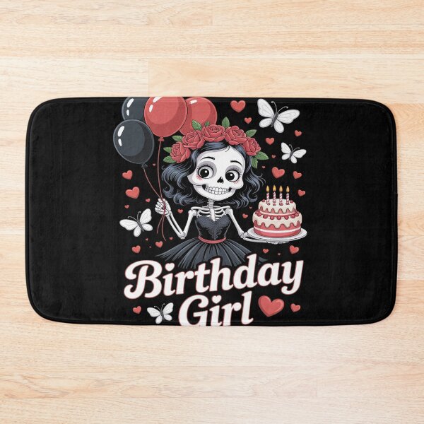 Item preview, Birthday Girl Cute Gothic Skeleton designed and sold by FluoroWave.