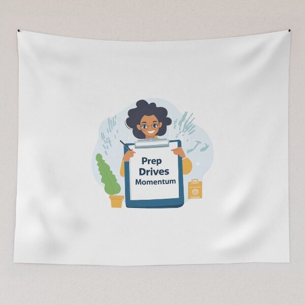 Item preview, Cheerful Prep Drives Momentum Productivity And Motivation designed and sold by FWLKIT.