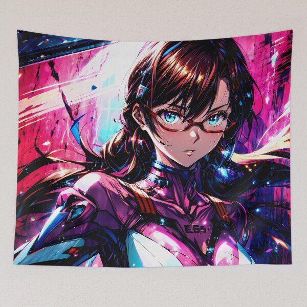 Item preview, Makinami Mari Illustrious Anime Evangelion Action Neon Dynamic Sci Fi designed and sold by thedarvills.