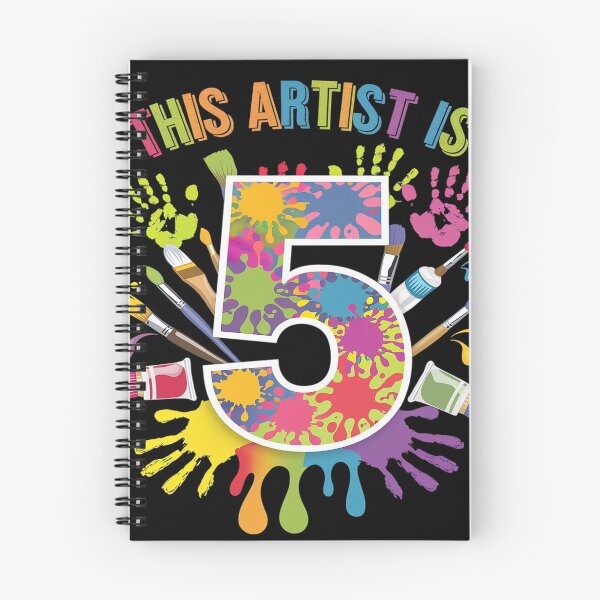 Item preview, This Artist Is 5 Year Old Birthday 5th Painting Art Party  designed and sold by angolinnArt.