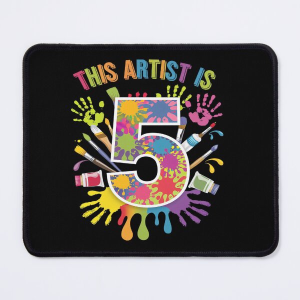 Item preview, This Artist Is 5 Year Old Birthday 5th Painting Art Party designed and sold by angolinnArt.