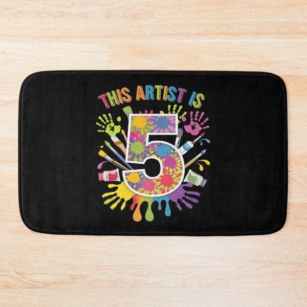 Item preview, This Artist Is 5 Year Old Birthday 5th Painting Art Party  designed and sold by angolinnArt.