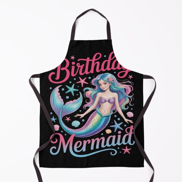 Item preview, Birthday Mermaid Party Girl Tail Matching Mermaid Squad designed and sold by FluoroWave.