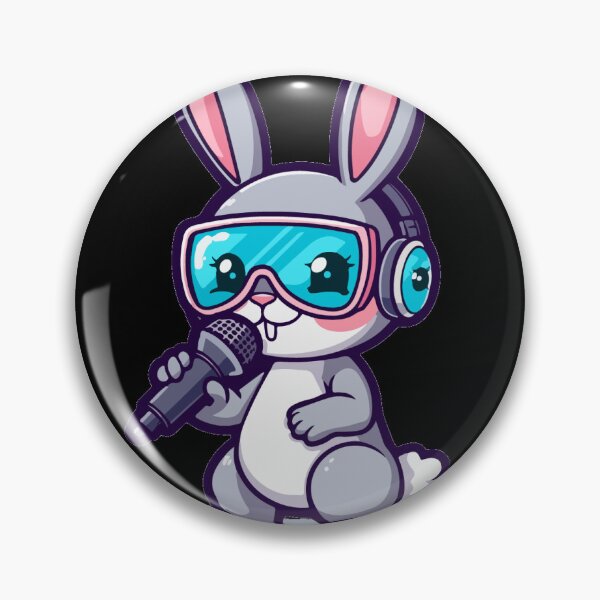 Item preview, Cute Gamer Bunny – Pastel Streaming Vibes designed and sold by Hellocr.