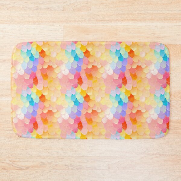 Item preview, Rainbow Pastel Mermaid Scales Pattern designed and sold by bubblegoth.