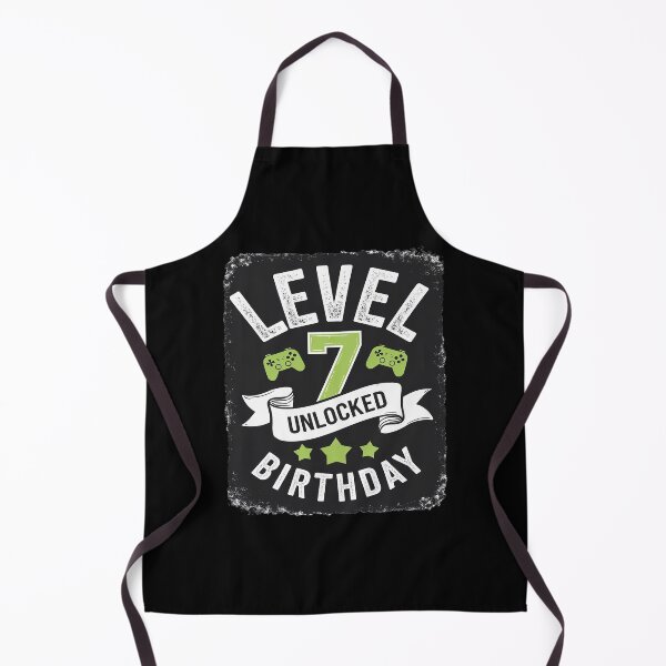 Item preview, Level 7 Unlocked 7th Birthday Party Gamer designed and sold by joyouartArt.