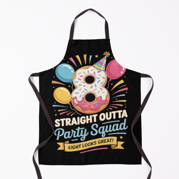 Item preview, Birthday Team For Age Eight In Bold Group designed and sold by FluoroWave.