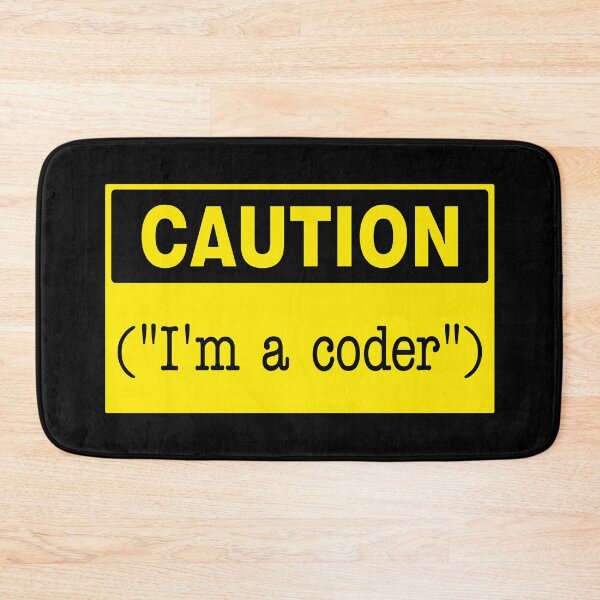 Item preview, Caution I'm A Coder, Novelty Sign, Computer Code designed and sold by AASparksDesigns.