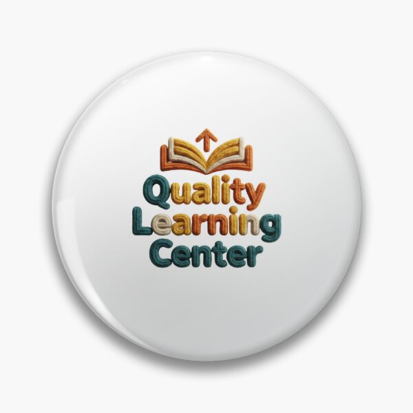 Item preview, Quality Learning Center – Cozy 3D Plush Typography Logo | Creative Education & Knowledge Growth Design designed and sold by Gurjeetpixelart.