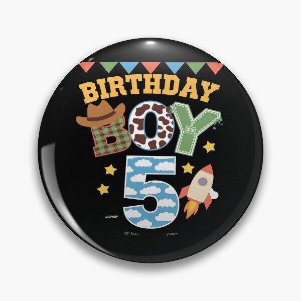 Item preview, Western Family Birthday Boy 5 Cowboy 5th Birthday  designed and sold by angolinnArt.