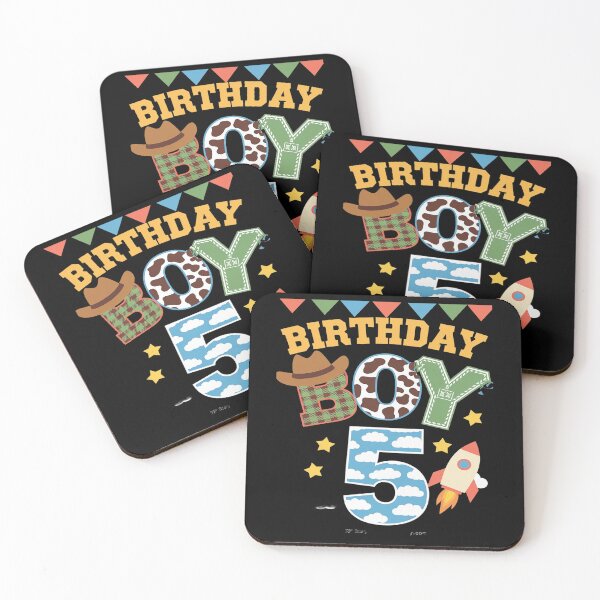 Item preview, Western Family Birthday Boy 5 Cowboy 5th Birthday  designed and sold by angolinnArt.