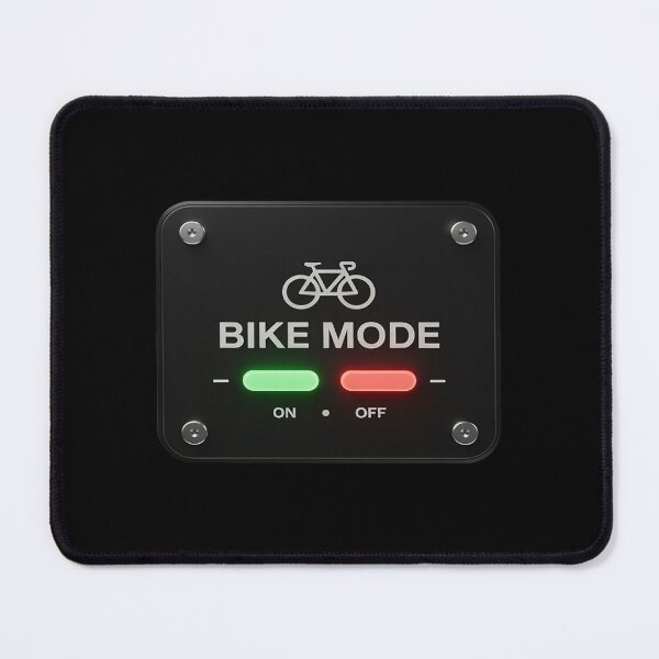 Item preview, BLACK AND WHITE BIKE MODE SIGN - SWITCH IT ON AND designed and sold by FluoroWave.