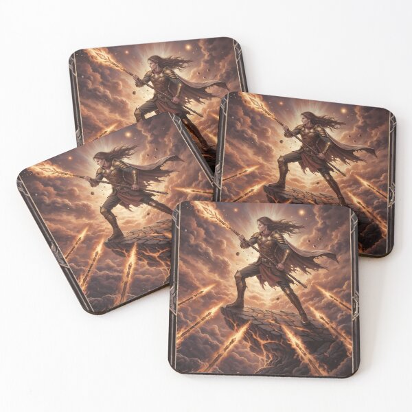 Item preview, Seven of Wands - Cosmic Tarot Edition designed and sold by KYOFRAME.