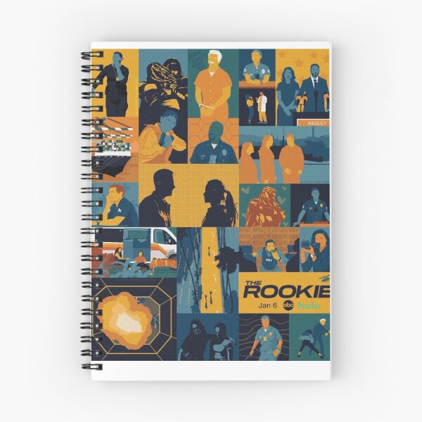 Item preview, The Rookie outline cartoon collage new season  designed and sold by tracynguyen23.