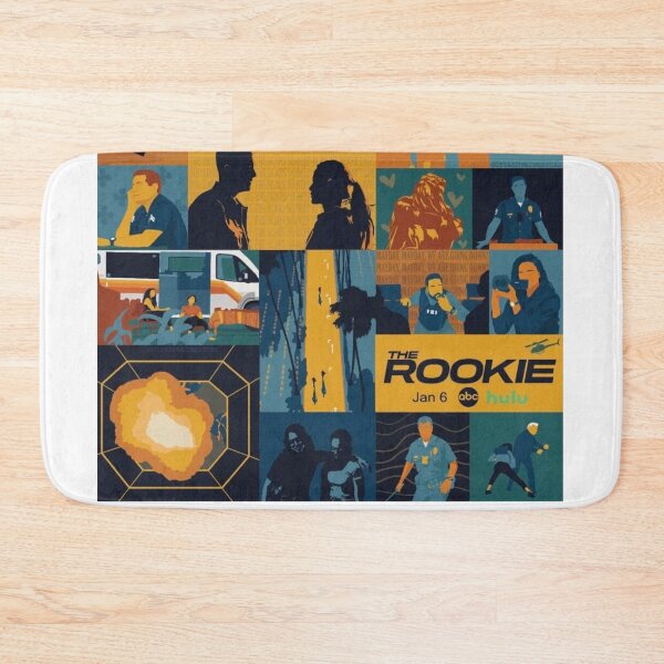 Item preview, The Rookie outline cartoon collage new season  designed and sold by tracynguyen23.