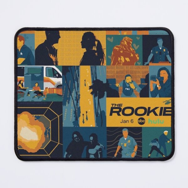 Item preview, The Rookie outline cartoon collage new season  designed and sold by tracynguyen23.