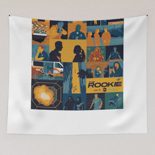 Item preview, The Rookie outline cartoon collage new season  designed and sold by tracynguyen23.