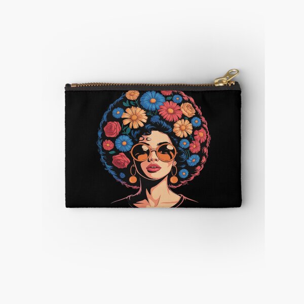 Item preview, Black History Afro Flower Hair Juneteenth designed and sold by FluoroWave.