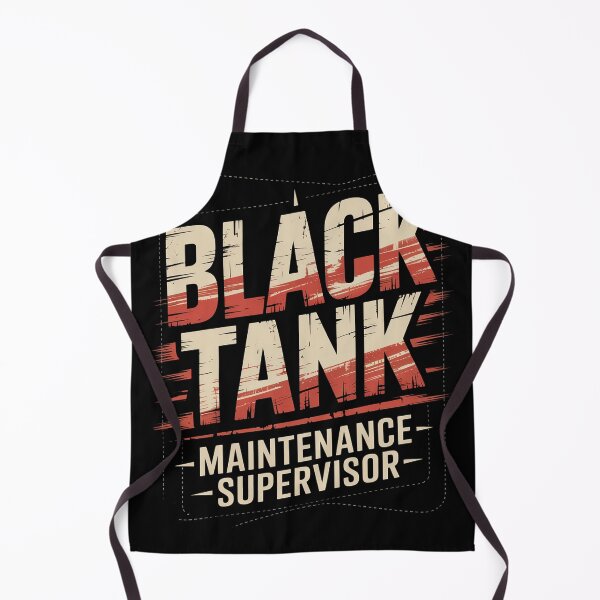 Item preview, Black Tank Maintenance Supervisor Funny Campers Tank Boss designed and sold by FluoroWave.