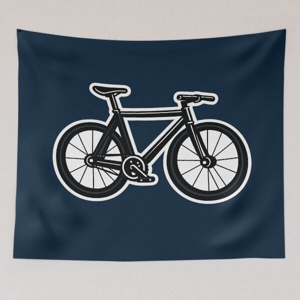 Item preview, Urban Fixie – Minimalist Bicycle Illustration designed and sold by Orca Chuckle Studios.
