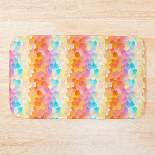 Item preview, Pastel Rainbow Dragon Scales Pattern designed and sold by bubblegoth.