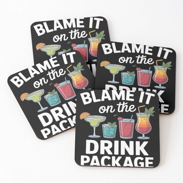 Item preview, Blame It On The Drink Package Cruise Vacation Summer Vibes designed and sold by FluoroWave.