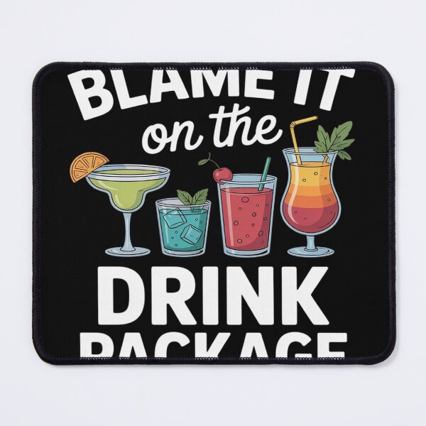 Item preview, Blame It On The Drink Package Cruise Vacation Summer Vibes designed and sold by FluoroWave.