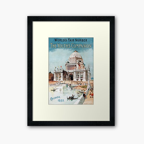 Item preview, Vintage 1893 Chicago World's fair expo  designed and sold by aapshop.