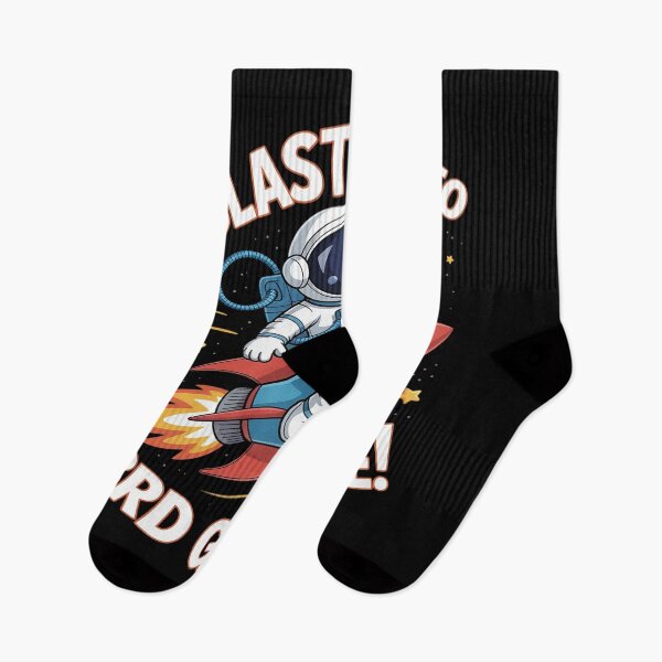 Item preview, Blast Off to 3rd Grade Funny Astronaut Back to School designed and sold by FluoroWave.