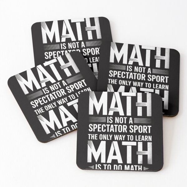 Item preview, Math Is Not A Spectator Sport the only way to learn math designed and sold by PattonJillian.