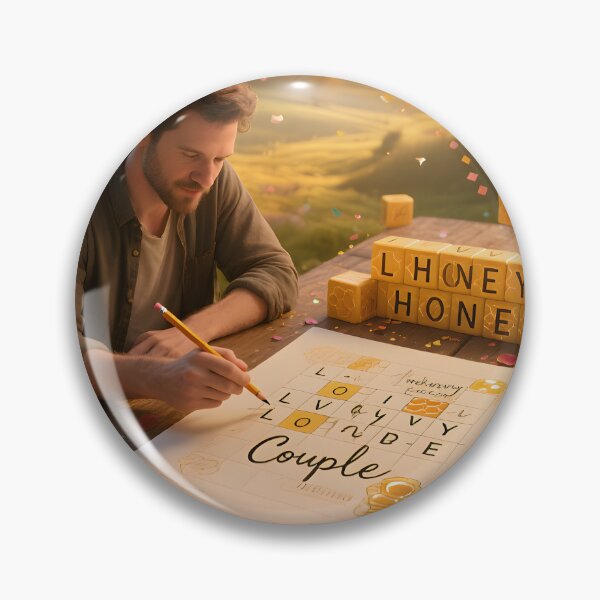 Item preview, "Love in Progress: A Crosswords Journey to Marriage" designed and sold by Creative-RE.