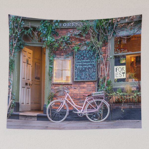 Item preview, Bicycle Outside a Cafe designed and sold by assaf.