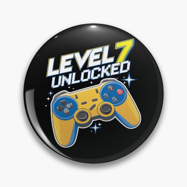 Item preview, Level 7 Year Old Unlocked 7th Birthday Boy Video Gamer Kids designed and sold by joyouartArt.