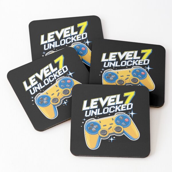Item preview, Level 7 Year Old Unlocked 7th Birthday Boy Video Gamer Kids  designed and sold by joyouartArt.