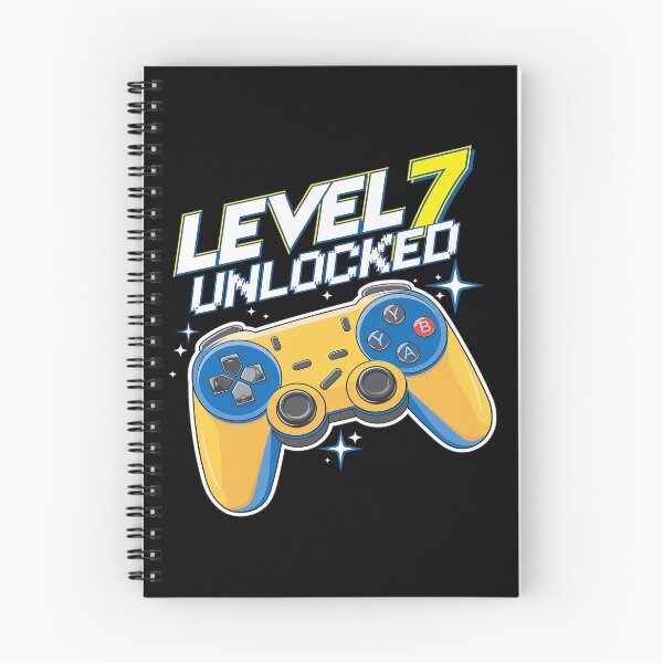 Item preview, Level 7 Year Old Unlocked 7th Birthday Boy Video Gamer Kids  designed and sold by joyouartArt.