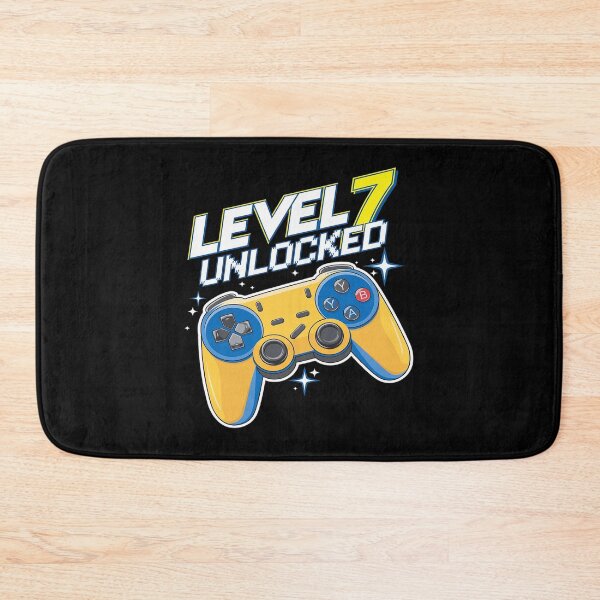 Item preview, Level 7 Year Old Unlocked 7th Birthday Boy Video Gamer Kids  designed and sold by joyouartArt.