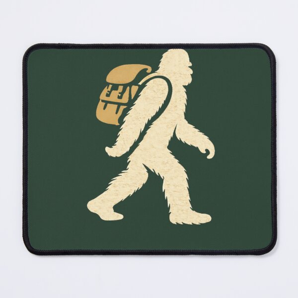 Item preview, Squatch Camp Bigfoot Silhouette – Earth Tone Bone & Rust Outdoor Emblem designed and sold by Squatch-Camp.