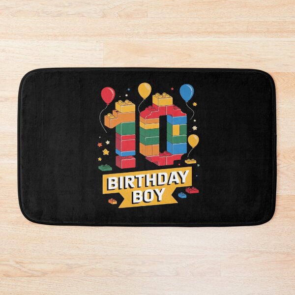 Item preview, 10 Year Old Building Blocks 10th Birthday Boy  designed and sold by angolinnArt.