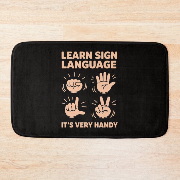 Item preview, Learn Sign Language It's Very Handy - Deaf Gift designed and sold by HesterFoley.