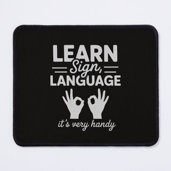 Item preview, Learn Sign Language - ASL Gift Deaf Gift ASL Teacher Gift Men Women designed and sold by HesterFoley.