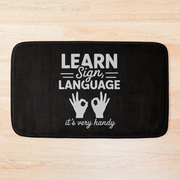 Item preview, Learn Sign Language - ASL Gift Deaf Gift ASL Teacher Gift Men Women designed and sold by HesterFoley.