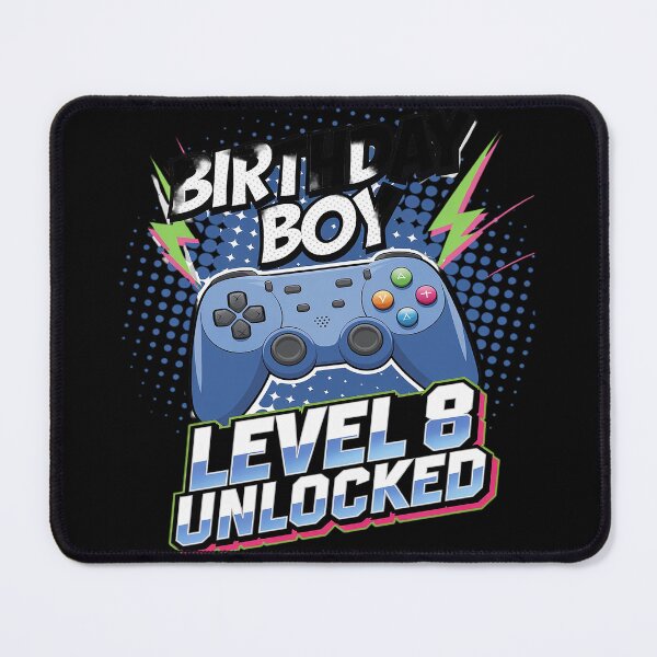 Item preview, Level 8 Unlocked Video Game 8th Birthday Gamer Boys designed and sold by joyouartArt.