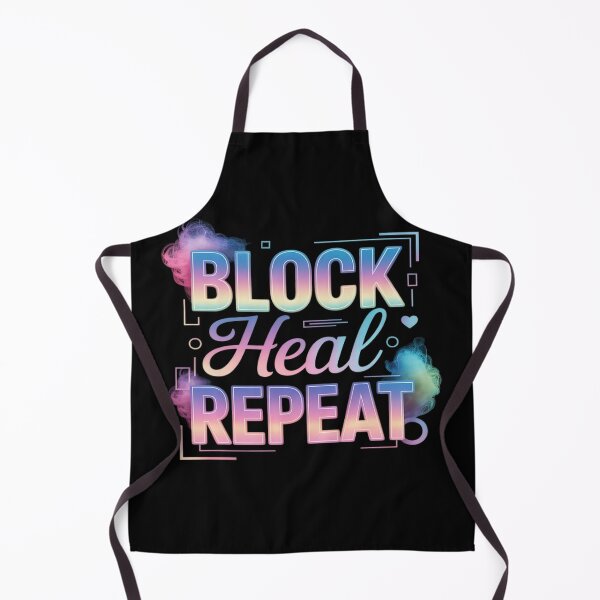 Item preview, Block Heal Repeat Spiritual Protection Energ designed and sold by FluoroWave.