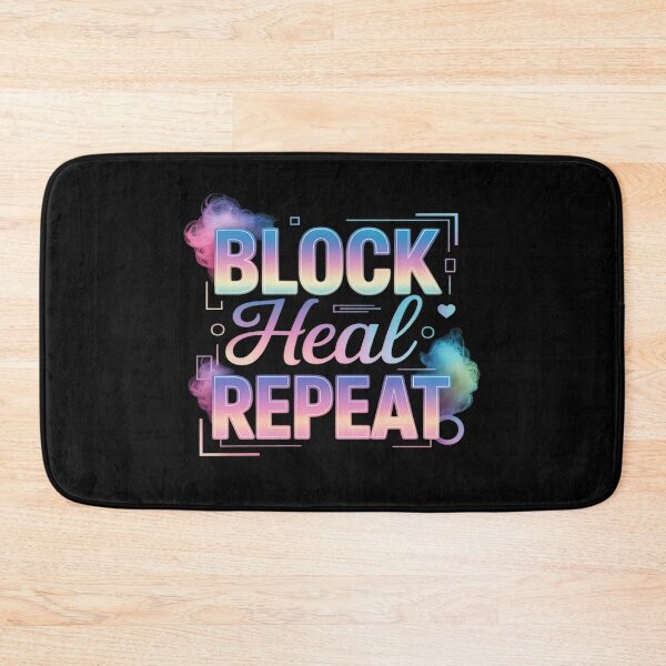 Item preview, Block Heal Repeat Spiritual Protection Energ designed and sold by FluoroWave.