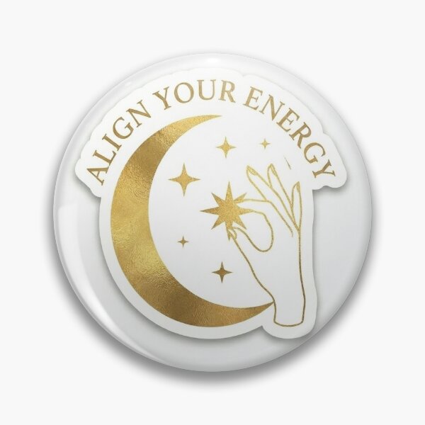Item preview, Align Your Energy Spiritual Boho Celestial Aesthetic Sticker designed and sold by LowToneStudios.