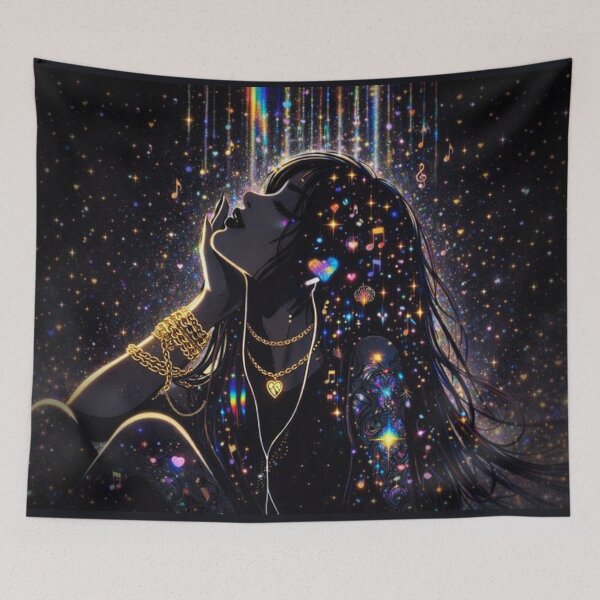 Item preview, Dreams Woven in Music and Gold designed and sold by ArgentoArt.