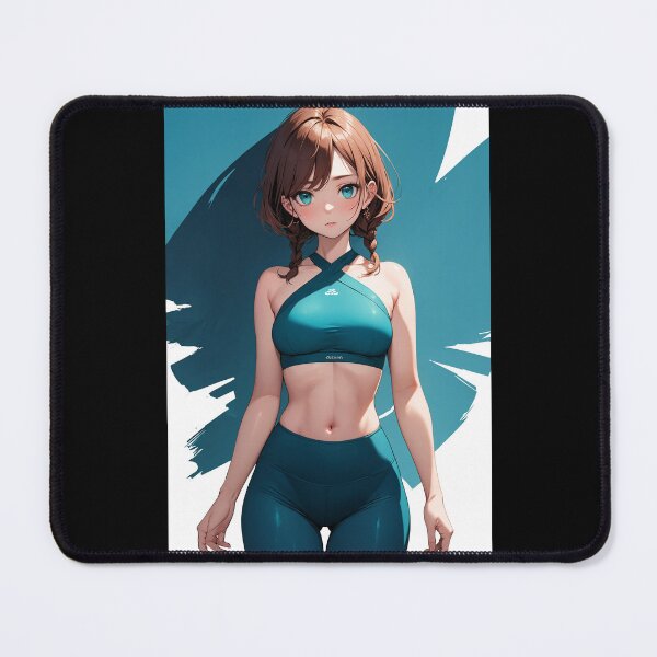 Item preview, Mita Koyomi Athletic Anime Girl Fitness Aesthetic designed and sold by iloveanimechibi.