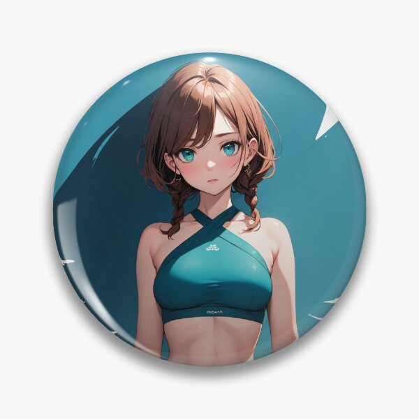 Item preview, Mita Koyomi Athletic Anime Girl Fitness Aesthetic designed and sold by iloveanimechibi.